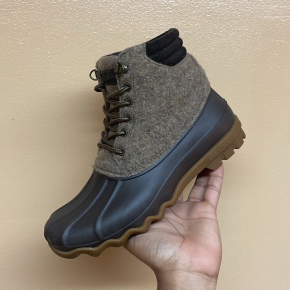 Sperry Top-Sider Avenue 3M Thinsulate Wool Rubber Duck Boots “Brown” - Picture 12 of 17